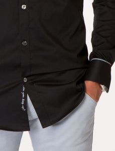 JARR Long Sleeve Solid Woven Shirt