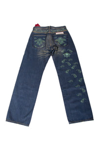 Year Of Broken Bandana Denim Jeans