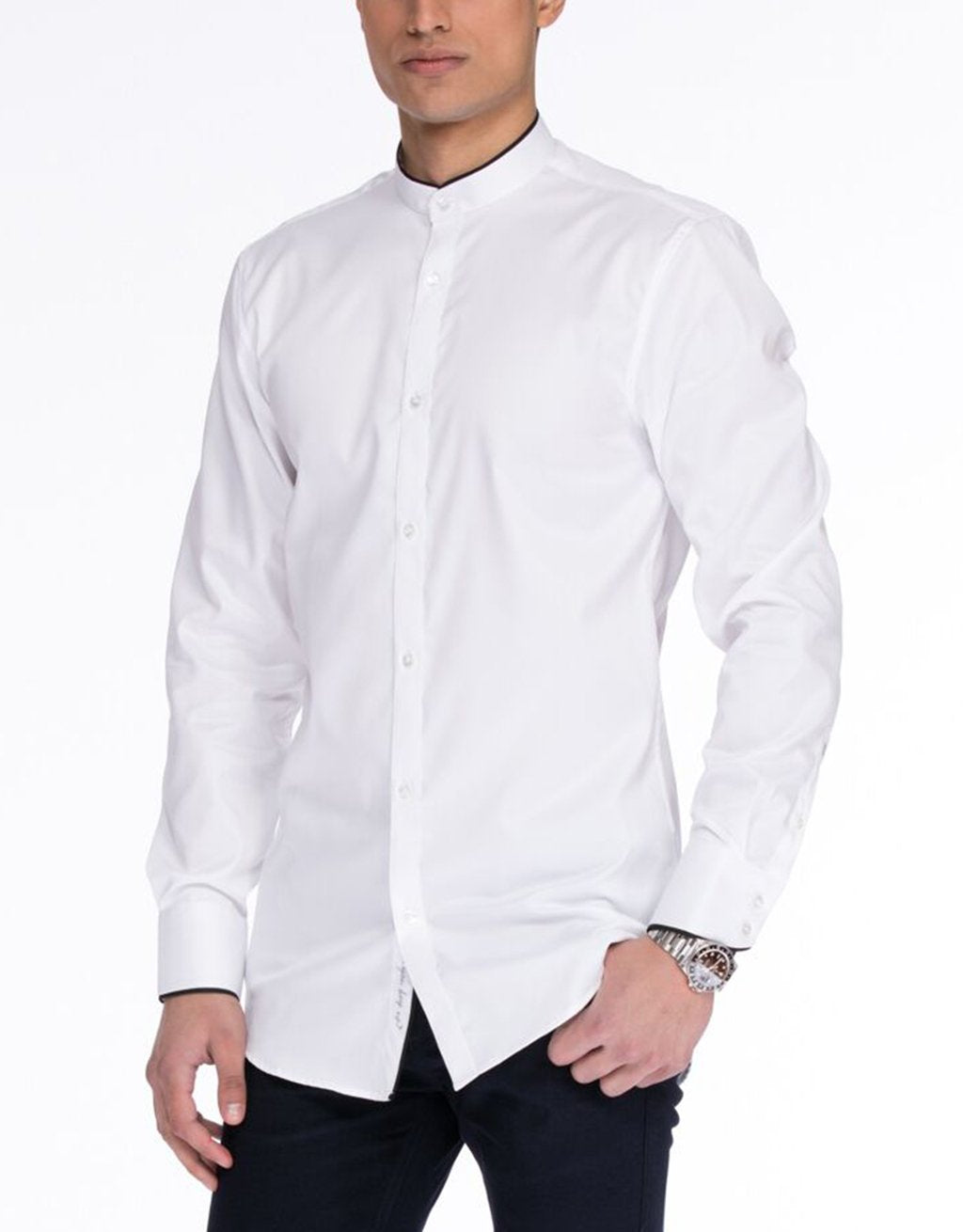 FRED Long Sleeve Woven White Shirt